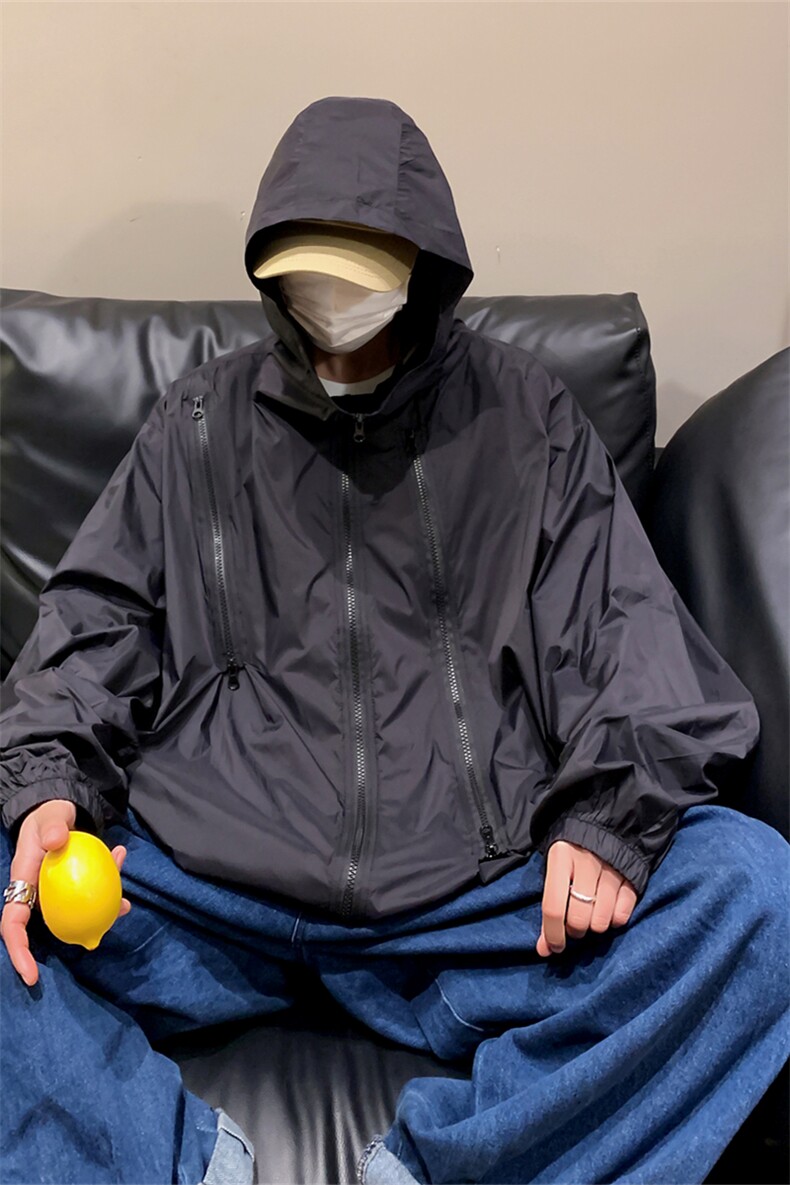 F8888/P50防晒指数UPF50+有报告防紫外线防晒服男外套防晒衣,男装防晒衣,电商A141