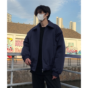 港风2026冬装飞行员夹克棉服厚外套男装冬季宽松翻领棉衣S374特75图片
