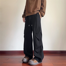 高品质65%棉灰色褶皱cleanfit百搭休闲卫裤男5Q3073-TP2858，男装休闲裤，电商A102