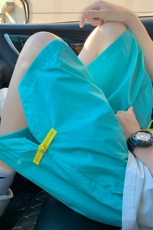 夏季新款多巴胺撞色排扣设计宽松速干短裤DK7957-特P22，男装牛仔裤，电商A059