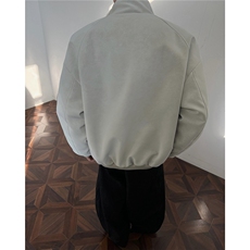 秋冬男士美式高街冬季重磅座山雕貂毛pu皮棉衣男女加厚外套，男装皮衣，电商B319