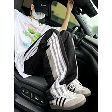 港风大码宽松速干裤直筒裤休闲裤长裤A014-DY25086-P50控68，男装休闲裤，电商A014
