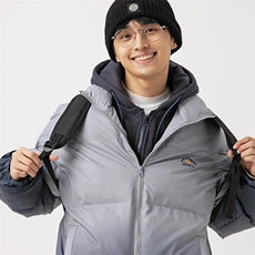 2026冬季新款男日系潮牌渐变连帽宽松休闲棉服加厚外套MY366-F188，男装棉衣，电商A101（原外27）