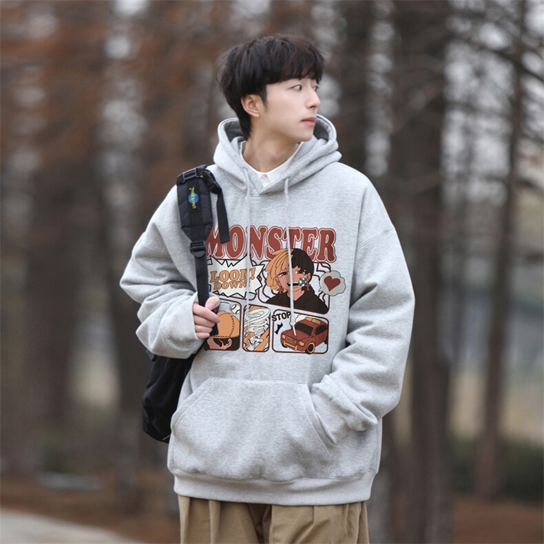 cityboy！高品质 抖音直播重磅连帽卫衣男XLM392-P55图片