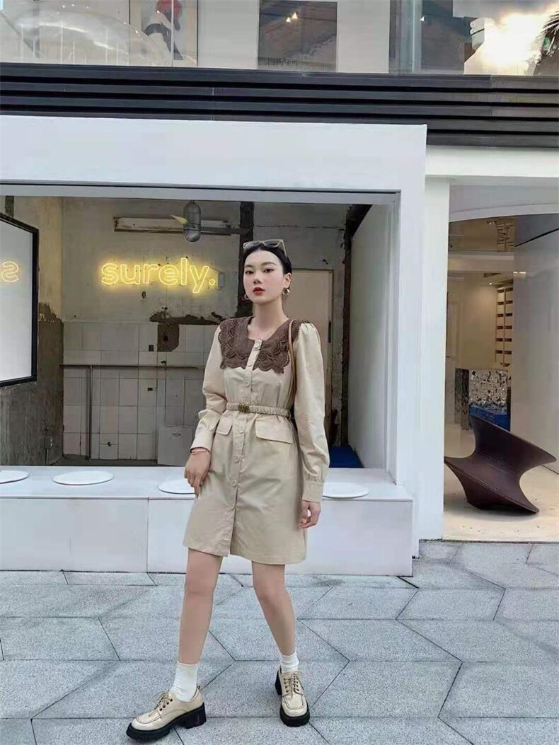 连衣裙，女装连衣裙，Mokou陌扣