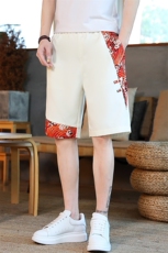 风短裤男夏季宽松五分裤潮风休闲沙滩裤310B-3-DK1831-P20，男装牛仔裤，星座310B-3