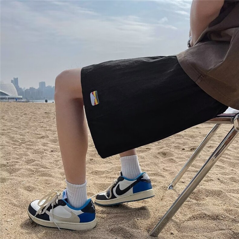 冰丝邹速干休闲短裤男韩版潮流帅2024夏季新款ins五分裤K5135-P25,男装休闲裤,星座412-2