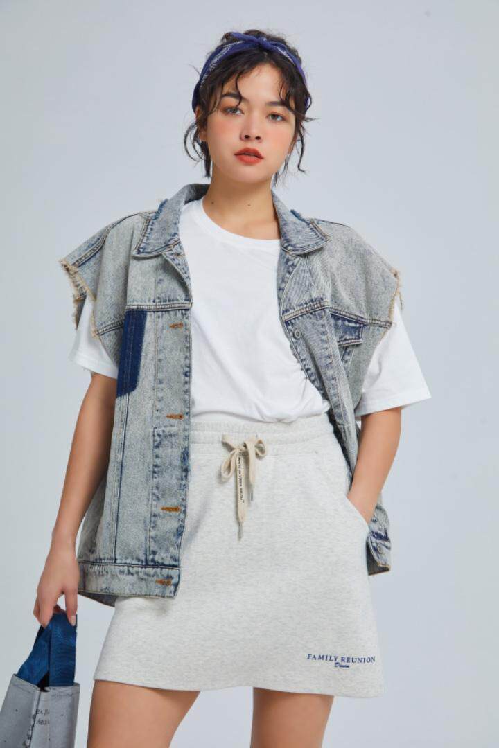 【现货】牛仔做旧马甲，女装马甲，AIMEEWQ