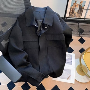 复古多口袋工装夹克外套男士百搭休闲运动棒球服上衣服W1041/P82图片