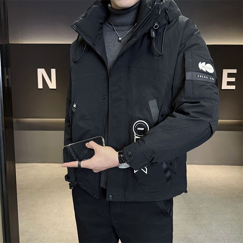 标白鸭绒冲锋衣羽绒服男士2025冬季新款外套 B240-YR9816-P235图片