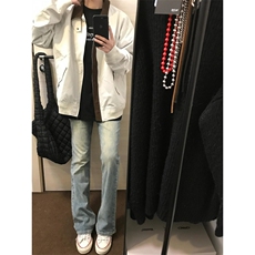 【有货】灰色棒球服外套男春秋款cleanfit飞行员夹克JKA678LL-P75，男装夹克，星座1007（原301D）