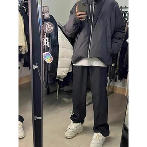 【有货】立领解构多拉链宽松黑色棉衣棉服外套 MY8211 特P103图片