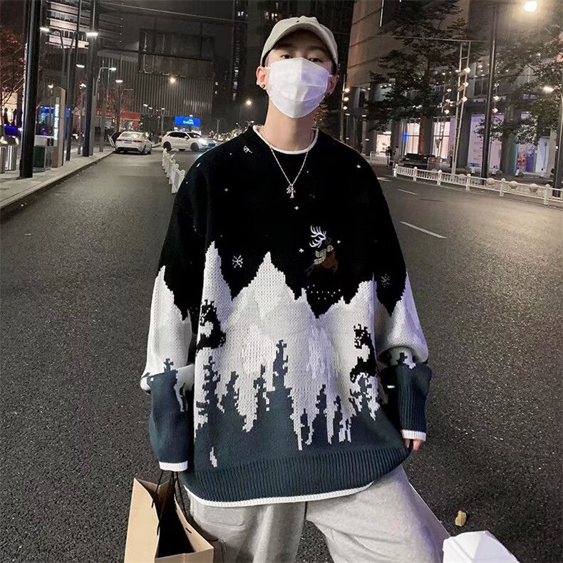 毛衣男冬季韩版潮流圆领毛衣MY93P42,男装针织衫/毛衣,星座1116-2