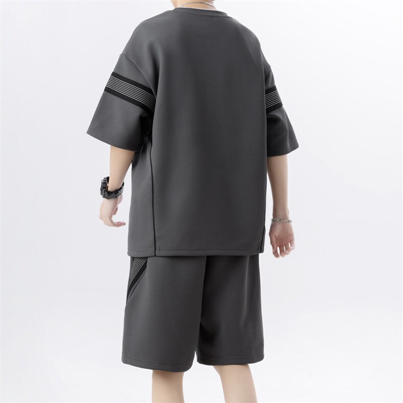 新款休闲夏季套装,男装休闲套装,星座1106-2（原1111B）