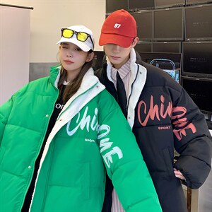 两面穿新款加绒棉衣男女棉服面包服情侣棉袄外套3325-P80控118图片