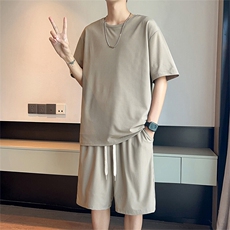 35527-P46大码控69大码夏季男士休闲套装，男装休闲套装，星座209