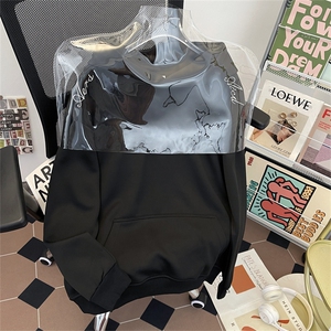 美式重磅Cleanfit复古连帽卫衣男女宽松休闲上衣帽衫WY0237-P48图片