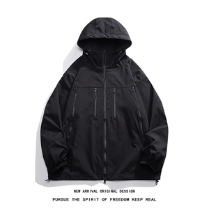 JK8116/P70秋装户外防水外套冲锋衣男女风衣户外登山骑行服夹克图片