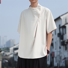 现货·新款山本耀司个性短袖衬衫T恤暗黑CS29-P60，男装T恤，电商A021
