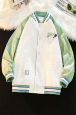 2023秋装新款男女同款休闲棒球服韩版胸针刺绣夹克外套8013-P95，男装夹克，电商A441-1