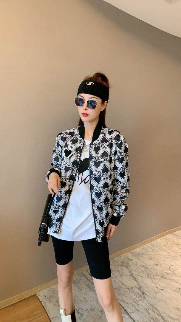 时尚棒球服，黑色，白色，绿色，3个尺码(m，L，ⅹL)，女装，湘怡服饰