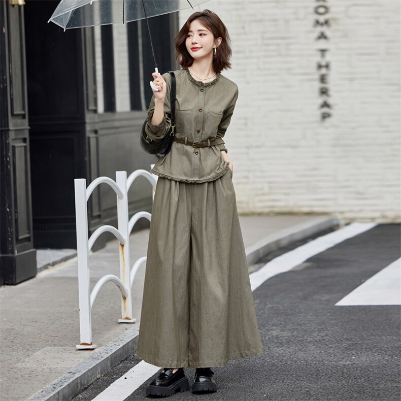 初秋穿搭一整套小香高级感套装女2025新时尚气质减龄裙裤两件套潮,女装套装/套裙,伊仟回