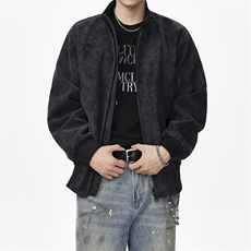 美式扎染外套男秋季cleanfit飞行员夹克棒球服25XJ55283特批56，男装夹克，电商A042