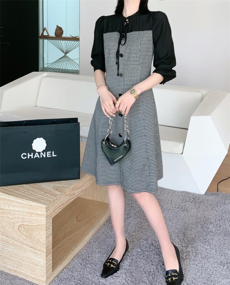 秋装新款连衣裙，女装连衣裙，艾伊贝雪