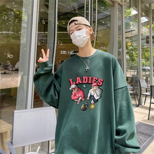 特P25控48 秋冬新款男士圆领卫衣宽松休闲日常百搭上衣WQ2444图片