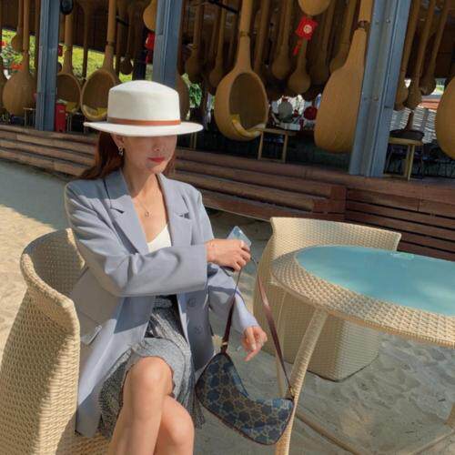 【现货】简约不规则西装（），女装西装，郭郭家