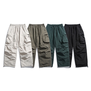 2025冬季新款男装日系宽松加绒加厚运动休闲棉裤束脚卫裤P968-F93图片