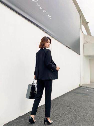 秋装套装，女装职业装，贻思茗