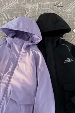 2025冬季防水防风滑雪服男加棉加厚反光条保暖时尚外套M69-P170，男装棉衣，电商A001-1