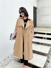 2022#春季风衣系列 货号：6005SML，女装风衣，序儿