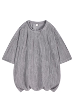 8XL-M特大码夏季短袖冰丝皱感透气T恤男潮垂感宽松半袖DX305P45，男装T恤，电商D206-1