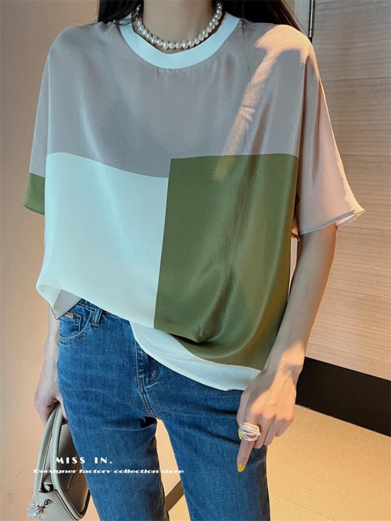 现货撞色设计上衣，其它，蜜思印·金