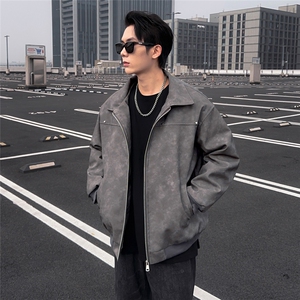 冬季加厚加棉男士皮棉衣翻领夹克棉服棉袄A266-MYPY010-P90特批图片