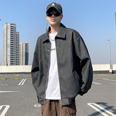 美式潮牌飞行夹克男2025春秋新款宽松复古高级感JK237P58，男装夹克，电商D325