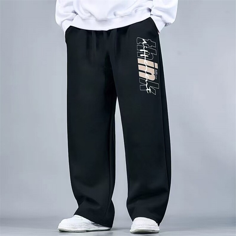 1506-1/KL-AW1401/P44冬季新款加绒宽松潮流保暖休闲直筒裤子男款,男装棉衣,星座1506-1