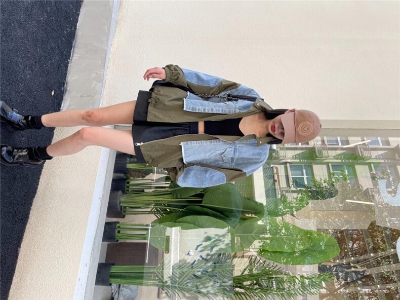 秋季新款外套拼接牛仔，其它，88名店