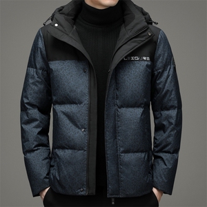 新款冬装可脱卸帽羽绒服中年男士休闲宽松羽绒外套MYYL8869-P300图片