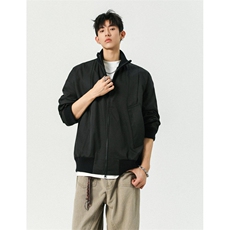 美式飞行服立领夹克男款痞帅短款外套棒球服潮504-W680-特P60控98，男装夹克，星座504