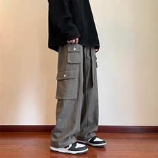 港风抖音品质休闲裤工装裤直筒裤长裤A014-DY2165-P65控88，男装工装外套，电商A014