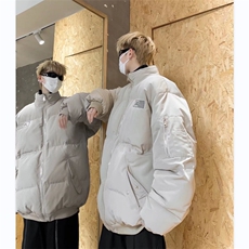 美式休闲加厚棉衣棒球服男女冬季宽松情侣外套潮MF231-P103，男装棉衣，星座412-3