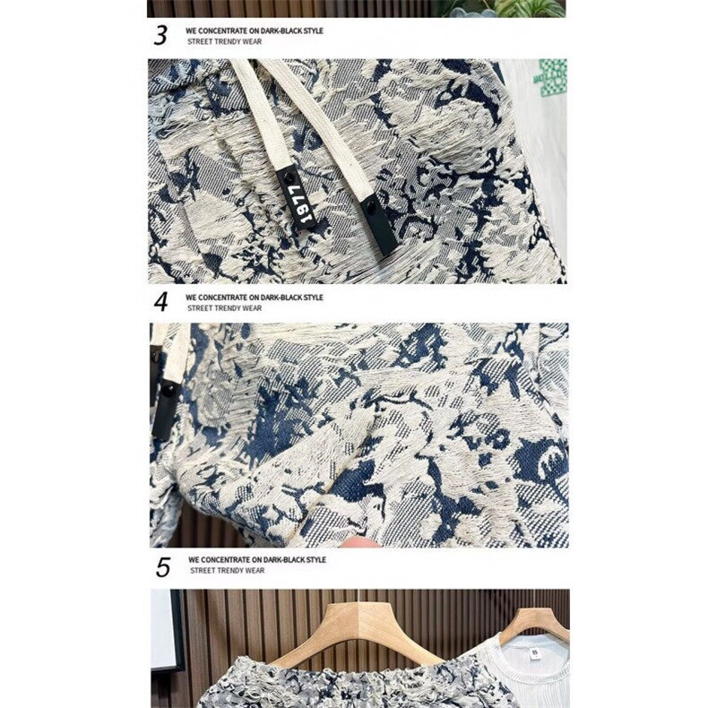 网络图现货港风中性风时尚裤子短裤小香风RL109-P38,男装牛仔裤,星座1005-4