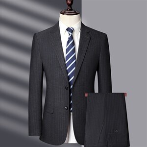 2023秋季中老年男装爸爸西服套装商务休闲西服MNSA1578-P290，男装西服套装，电商B212（原钱塘6029）