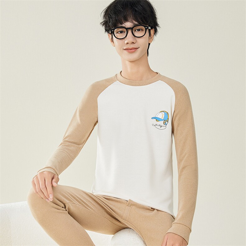 男士秋衣秋裤休闲保暖内衣套装两件套TZ8203-P42,男装棉衣,星座310B-3