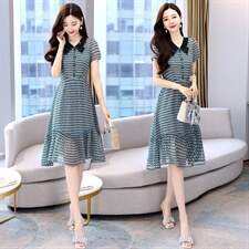 2022夏季新款时尚连衣裙，女装连衣裙，金典明美