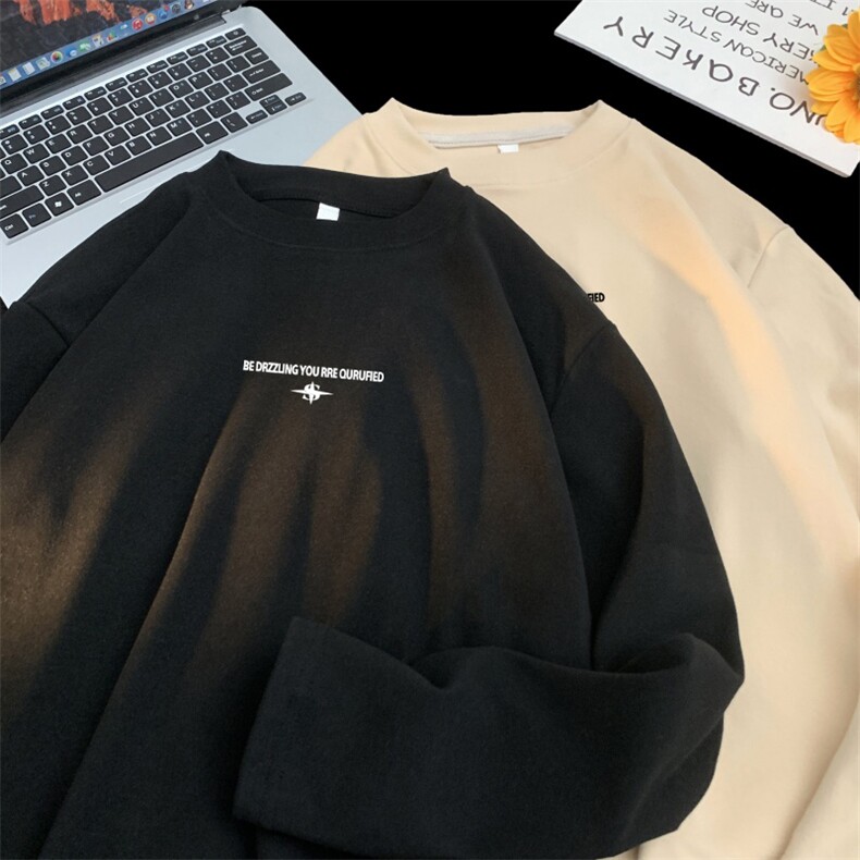 260克重磅双面绒德绒圆领打底衫【有货】C403A-DR25365Y-P25，男装T恤，电商C403A