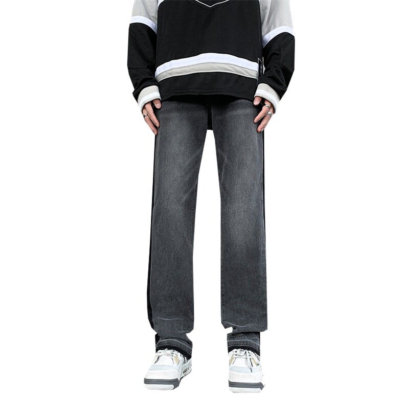 美式潮流宽松高街牛仔裤直筒休闲裤A161-S2339-P54,男装牛仔裤,电商A161